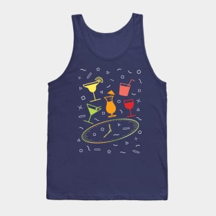 Happy Hour Cocktail Tank Top